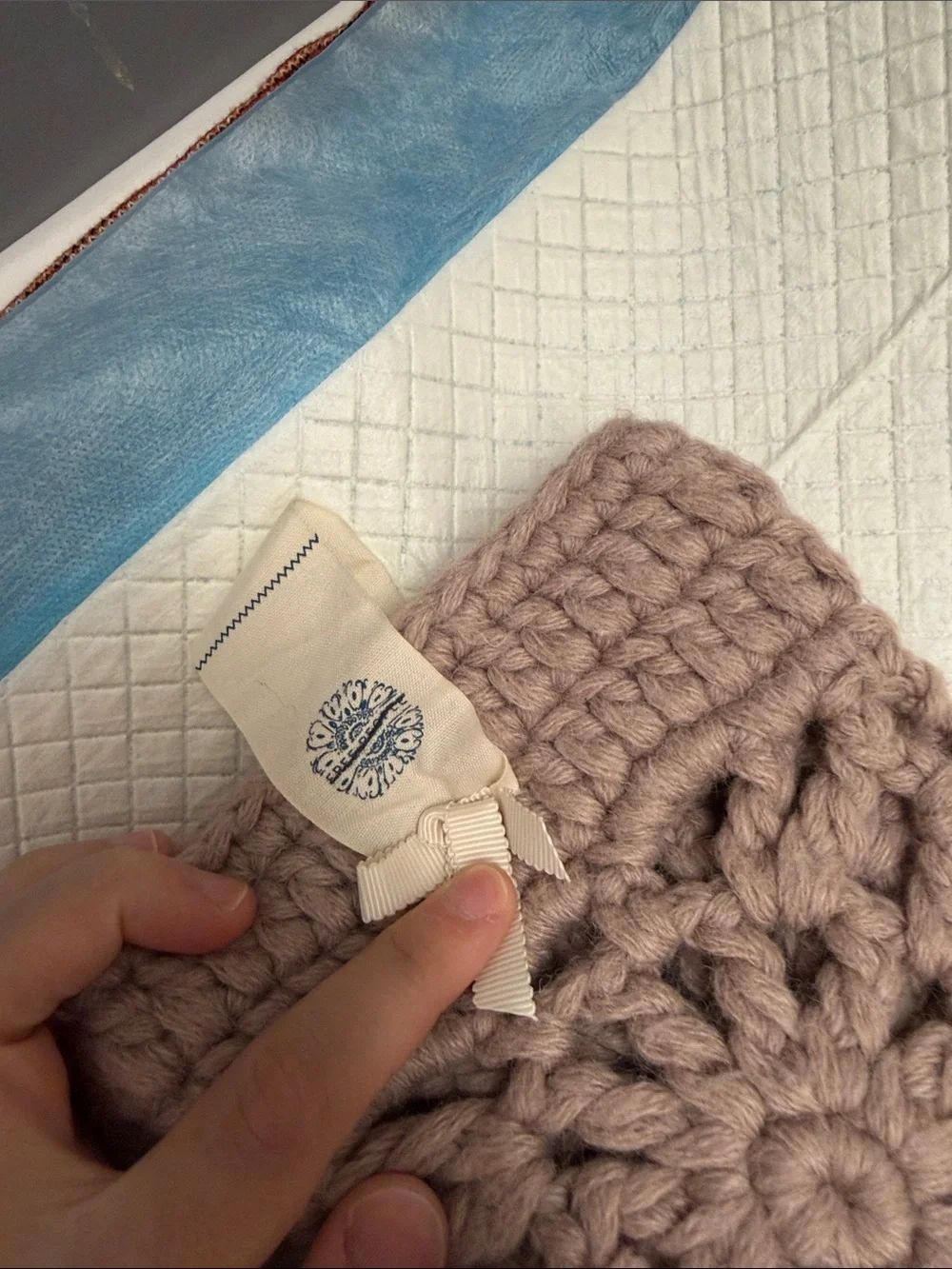 Free people knitted long slippers